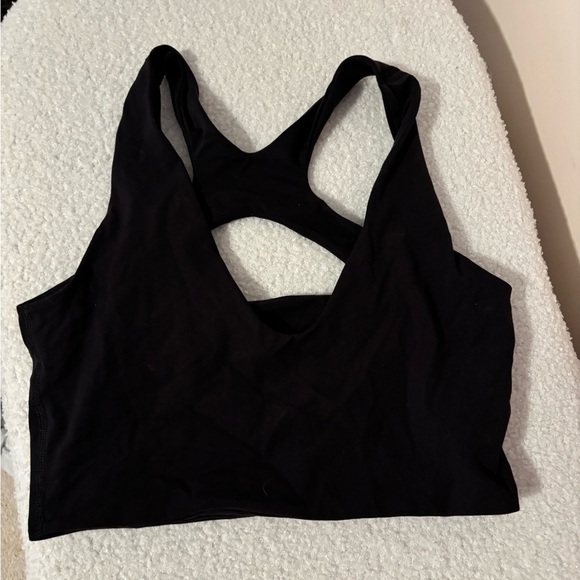 lululemon athletica Black Cutout Sports Bra - Picture 2 of 4
